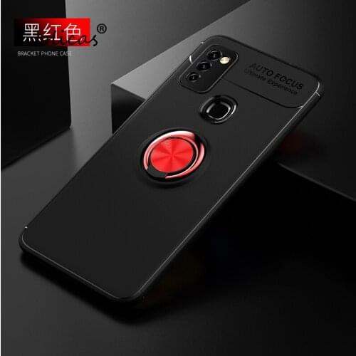 Smartphone Cases For capa Samsung M51 Strong Rotation Cover Samsung Galaxy etui M51 Rear fingerprint Carcaso Soft TPU Celular