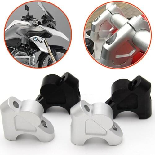 For BMW R1200GS LC ADV 2014 2015 2016 20172PCS 32mm R1200 GS Handlebar Risers Bar Clamp Extend Adapter with Bolts Modification
