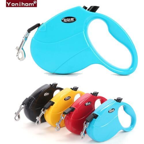 Walking Running Automatic Retractable Dog Leash For Cats Dogs Easy Gripping 5 M Pulling Dog Lead Leash for Small Medium Pet Dogs