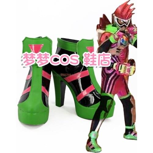 Genm Kamen Rider Genm Ex-Aid Anime Characters Shoe Cosplay Shoes Boots Party Costume Prop