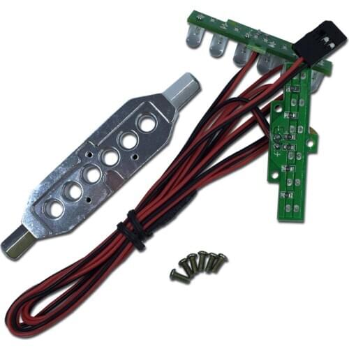 Metal LED Lights Kits Fit for 1/5 HPI ROVAN ROFUN KM GTB TS BAJA 5B SS Rc Car Parts