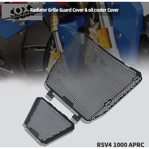 FOR Aprilia RSV4 1000 Factory 2019 2020 oil cooler Cover Radiator Guard Grill Cover Cooled Protector RSV4 1000 APRC 2011-2015