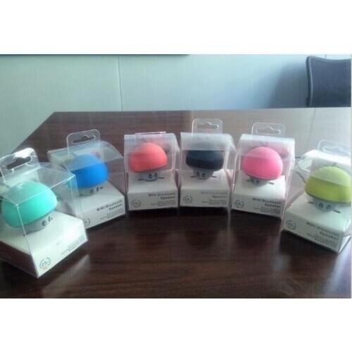 Fashion Mushroom Wireless Mini Bluetooth Speaker Portable Waterproof Stereo Bluetooth Speaker for Mobile Phone with retail packa