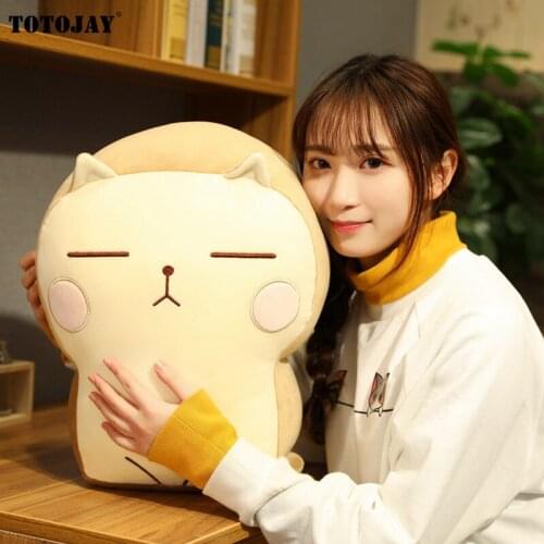 30/40cm Squishy Angry Cat Stuffed Doll Ultra Soft Plush Emotional Sleeping Animal Plush Toy Cartoon Bed Sofa Pillow Kids Gift