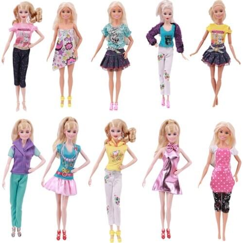 New Doll Handmade Dress Barbies Doll Dress Baby Girl Birthday New Year Present For Kids