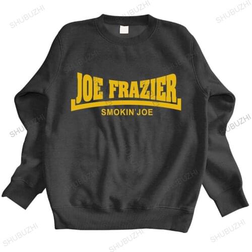 New arrived brand fall winter hoodie New JOE FRAZIER Smokin' Joe Boxing Legend Mens cotton sweatshirt for boys drop shipping