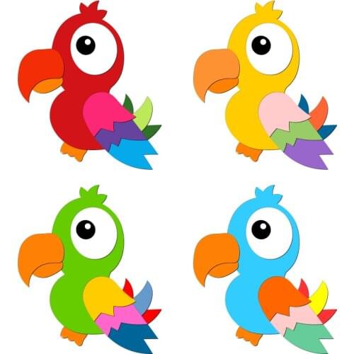 New parrot Wooden die Scrapbooking C-266-10 Cutting Dies for common die cutting machines on the market