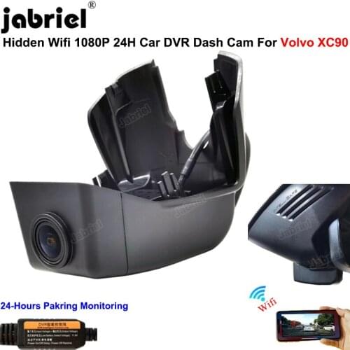 Hidden WIFI Dash Cam Car DVR Cameras 1080P 24H Driving Recorder Dashcam for Volvo XC90 2014 2015 2016 2017 2018 2019 2020 2021