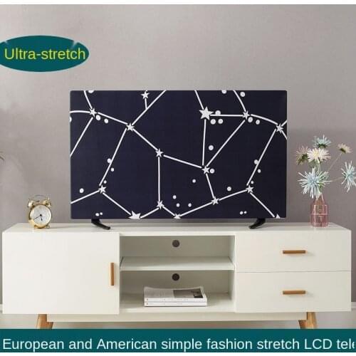 Fabric TV Cover Dust Cover Hanging LCD 55-inch 50 Elastic All-inclusive 65 European TV Cover Outdoor Tv Big Flat Screen Tv32 Tv