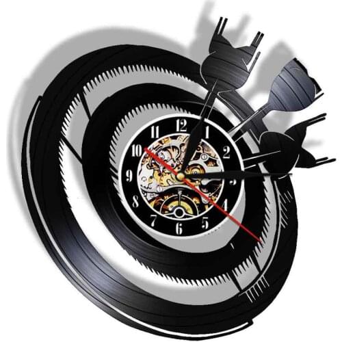 Time to Bike Vintage Design Illuminated Wall Clock Bicycle Cyclist Vinyl CD Disc Watch Boys Girls Romantic Lovers Gift