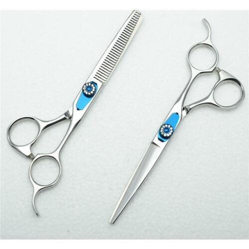 6'' 17.5cm Customized Brand Logo JAPAN 440C Professional Human Hair Scissors Hairdressing Cutting Shears Thinning Scissors C1016