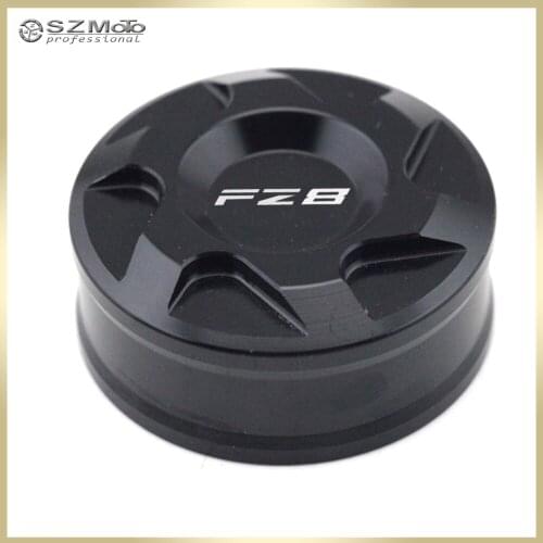 For YAMAHA FZ-8 FZ8 FZ 8 N/S 2011-2015 2014 2013 Rear Brake Reservoir Cover Motorcycle Master Cylinder Oil Fluid Cap With Logo