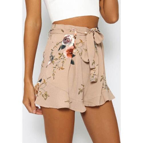 Woman High Waist Shorts 2019 Womens Floral Printed Casual Loose Short Bottom Ladies Sexy Boho Shorts Summer Fashion Shorts