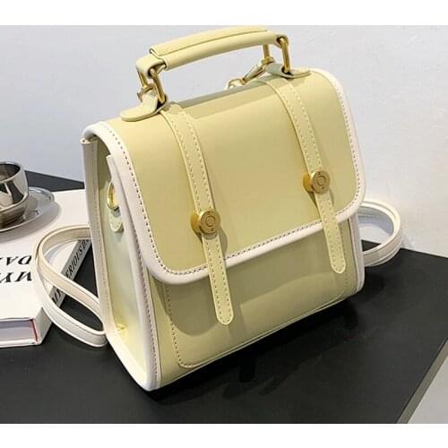 Womens Backpack 2021 Summer New Fashion Small Cute Leather Bag Leisure Travel Solid Color Bag Back Pack Purse for Women 3 colou