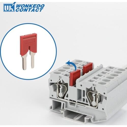 Jumper FBS 2-8 PLUG IN bridge for ST6 DIN Rail Terminal Blocks L14.8/H30.8/W3.3 mm