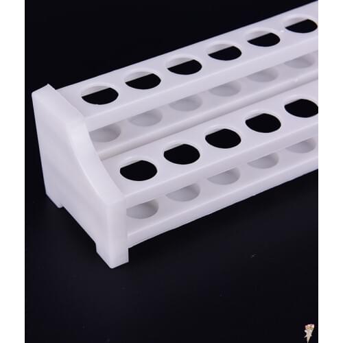 1pcs 20 Holes Plastic Test Tube Rack Testing Tubes Holder Storage Stand Lab Supplies
