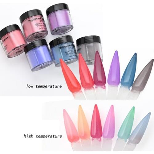 1oz(30g) Acrylic Powder Red/Pink Carving Nail Polymer Tip Extension Crystal Powders Manicure Professional Nails Art Powders#12CO