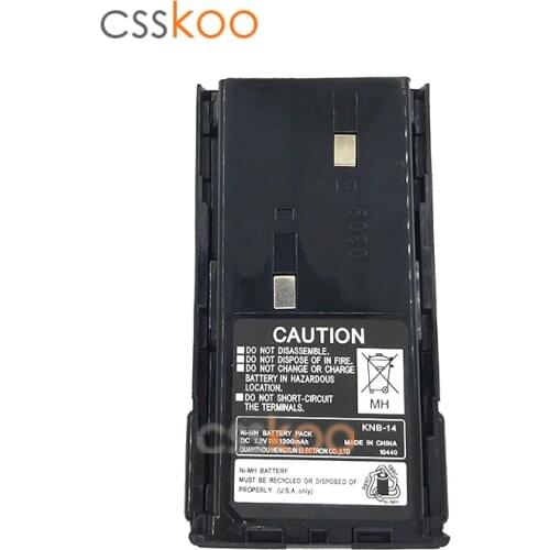 10PCS 7.2V 1100mAh Ni-cd KNB-15A Radio Battery for Kenwood TK-260G TK-360G TK-372G TK-2100 Tk-278 2107New Walkie Talkie