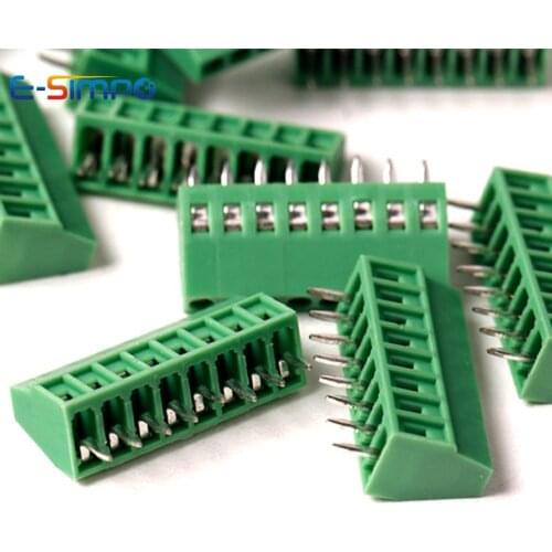 15Pcs 2.54mm Pitch PCB Screw Terminal Block 3P 150V6A UL, 130V8A IEC, CE Rohs