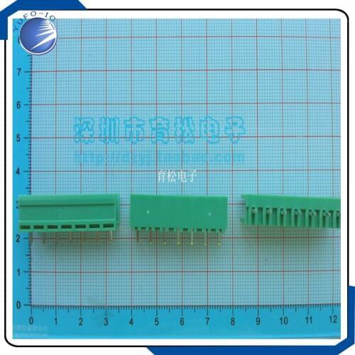 10PCS/LOT Straight pin socket HT5.08 7P connector spacing 5.08MM plug type