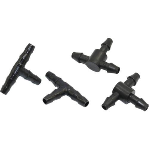 3-way Hose connector 4mm Garden hose splitter Agriculture Irrigation Water hose connector 4/7 hose 30 Pcs