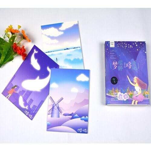 32Sheets/Set dream is quiet luminous series Postcard/Greeting Card/Message Card/Birthday Letter Envelope Gift Card