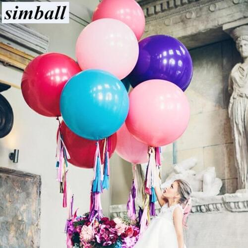 36 Inches Tiffany Blue Birthday Balloons Wedding Party Celebration Decoration Balloon Baby Shower Giant Big Latex Helium Balloon