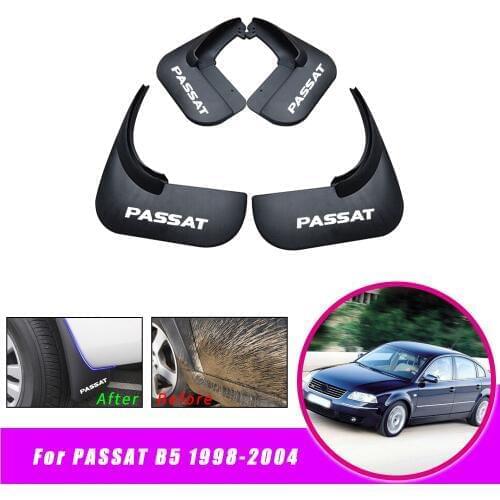 Car Front Rear For Fender Mud Flaps For VOLKSWAGEN PASSAT B5 B5.5 1998-2004 Guards Mudguards car sticker Mudflaps Accessories