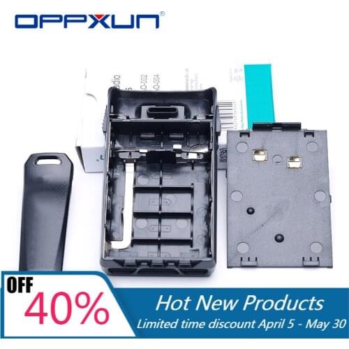 Battery Shell Case AAX5 Battery Box Case With Belt Clip for Wouxun KG-UVD1P/6D/5D/3D KG-669/679/689Plus/703/810Etc Walkie Talkie