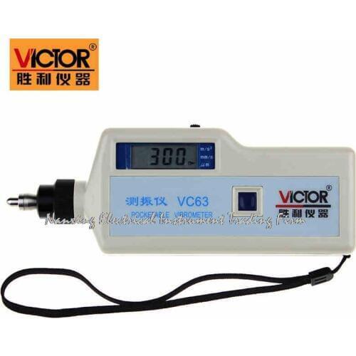 Fast arrival VICTOR VC63 digital vibration instrument portable vibration meter