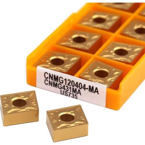 CNMG120404 CNMG120408 MA US735 UE6020 VP15TF Turning Carbide Inserts CNC Lathe Machine Cutting Coating Tool Holder Knife Blade