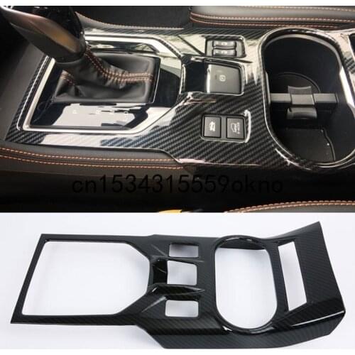 For 18-19 Subaru XV Interior Trim Water Cup Frame Gear Panel Decoration Center Control Panel Modification