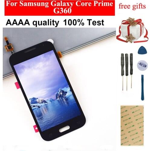 For Samsung Galaxy Core Prime G360 G360H G360F Duos Touch Screen Digitizer Panel Glass + LCD Display Monitor Assembly