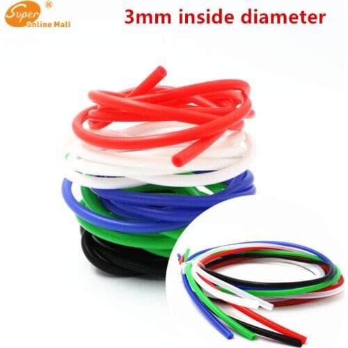 10m 3mm ID x 5mm OD Food Grade Silicone Flexible Tubing - High Temp Hose