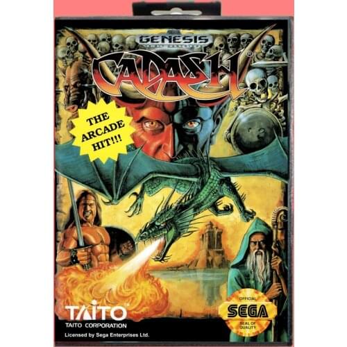 Cadash 16 Bit MD Game Card Include Retail Box For Sega Genesis & Mega Drive