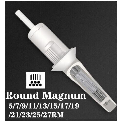 Original BIGWASP Tattoo Needles Revolution Cartridge Round Magnum 5/7/9/11/13/15/17/19/21/23/25/27RM For Tattoo Machine