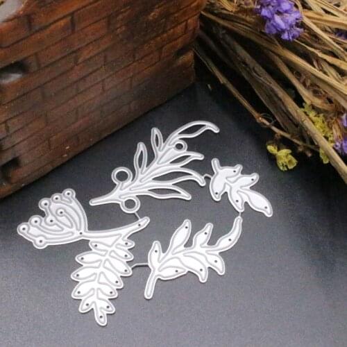 Leaf Metal Cutting Dies Stencil DIY Scrapbooking Album Stamp Paper Card Embossing Craft Decor