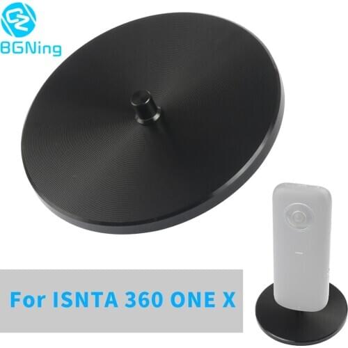 Metal Mounting Adapter Base Stand Holder for Insta360 ONE X Panorama Camera Portable Desktop Shooting Support Sports Accessories