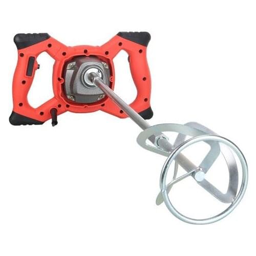1800W Electric Mixer Handheld 6-speed Electric Mixer for Stirring Mortar Paint Cement Grout AC 220V