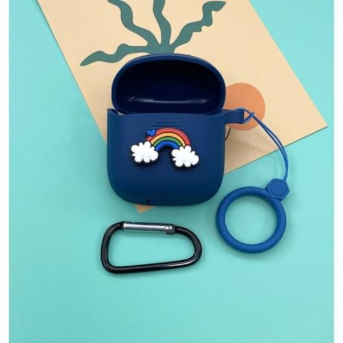 Cute Soft Silicone Cover for JBL TUNE 220 TWS / TUNE 225TWS Case Bluetooth Earphone Case for T225TWS Case Earphone Headphone Box