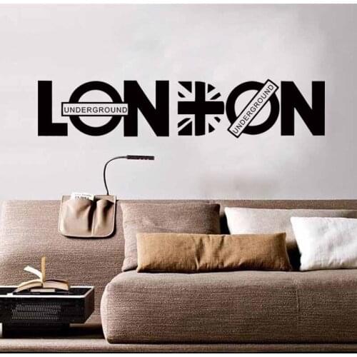 New Design Vinyl Wall Stickers The City Of Dream London Britpop Home Decoration Decals Art Mural