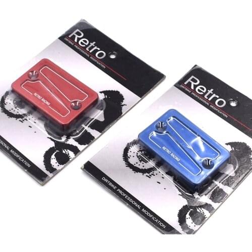 Front Billet Master Cylinder Pump Covers Brake Fluid Reservoir Caps For Honda CRF250L/M CRF250L CRF250M CRF 250L/M 2012-2015