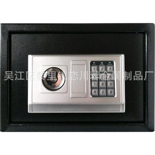Professional customized mini safe series 25EK big lock black home safe, wardrobe hidden safe deposit box