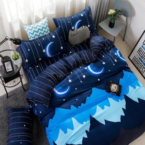 Simple Bedding Quilt cover (no Pillowcase)Duvet Cover Sets Bed Linen Sheet Single Double Queen King Size Quilt Covers Bedclothes