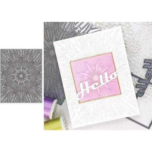 Pattern Embossing Frame Metal Cutting Dies for Scrapbooking Handmade Tools Mold Cut Stencil New DIY Card Make Mould Model Craft