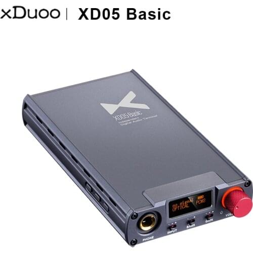 Xduoo XD05 Basic AK4490 USB DAC Bluetooth 500mW Output Headphone Amplifier Optical Coaxial Digital Audio Decoding Headphone Amp