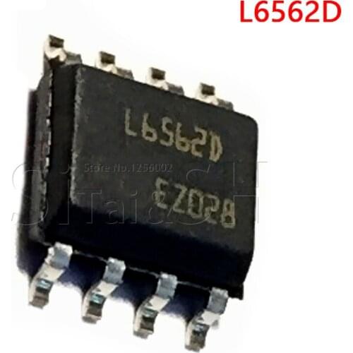 10PCS L6562A SOP8 L6562 L6562AD L6562ADTR factor correction - PFC HV H-Bridge driver New Original