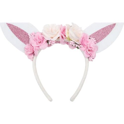 10PCS/lot ,Easter flower headbands festive dance headbands elaborate rabbit ears headband accessories