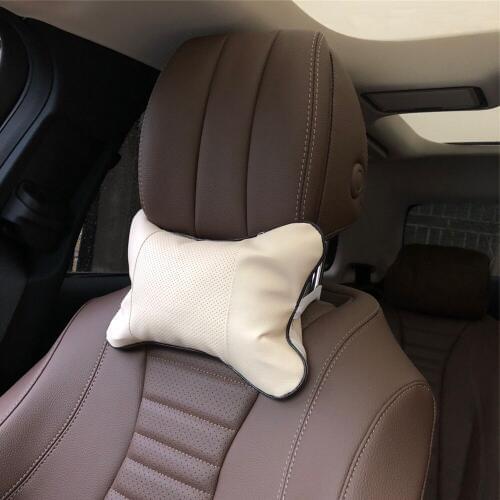 2pcs Car neck pillows universal headrest case for Bentley Mulsanne Continetal Flying Spur Arnage