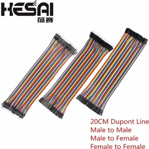 20cm Male to Male,Female to Male and Female to Female Jumper Wire Connector Dupont Cable for arduino DIY KIT